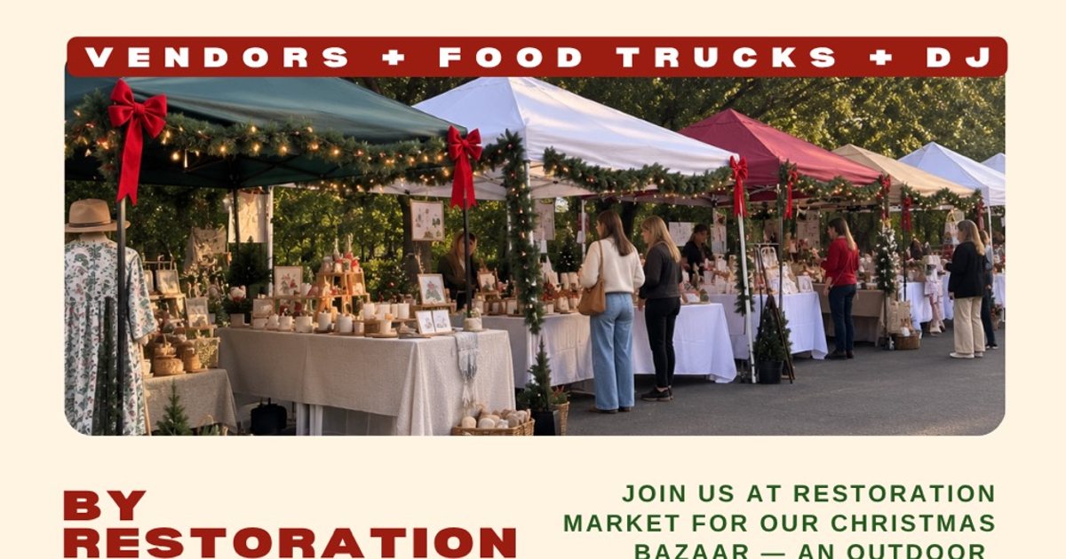 Christmas Bazaar Pop-Up Market event artwork